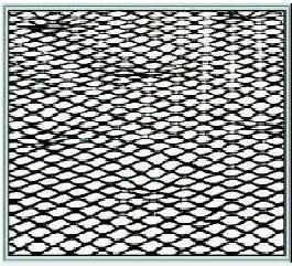 Self-Furred Diamond Mesh Lath Self-Furred Lath is used extensively in exterior stucco and stone work over sheathing and as a plaster base over
