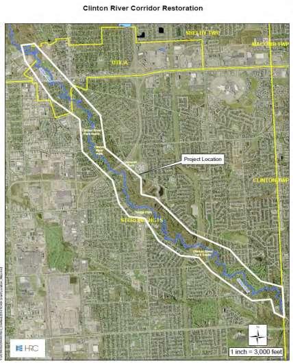 Clinton River Corridor Restoration Grant Recipients: