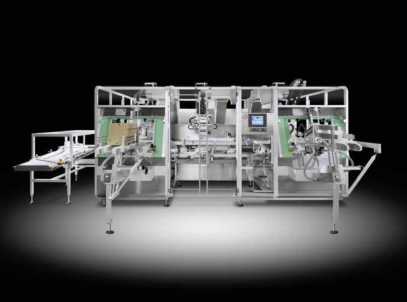 Through highly flexible robot technology, positive product control for each processing stage, and transparent machine design, the TLC achieves the highest levels of performance at up to 60 cycles per