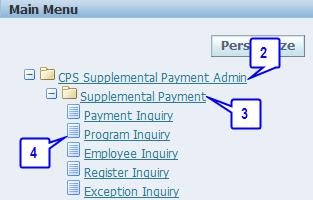 CREATING A PROGRAM CREATING A PROGRAM Creating a program is a function available to program administrators and approvers only. 1. Log in as the CPS Supplemental Payment Administrator. 2.