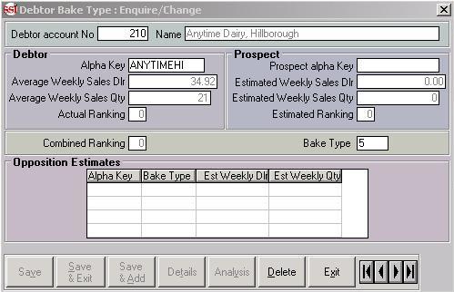 You can also see it by bake type and can edit the bake type. If you click on a line, the screen below appears.