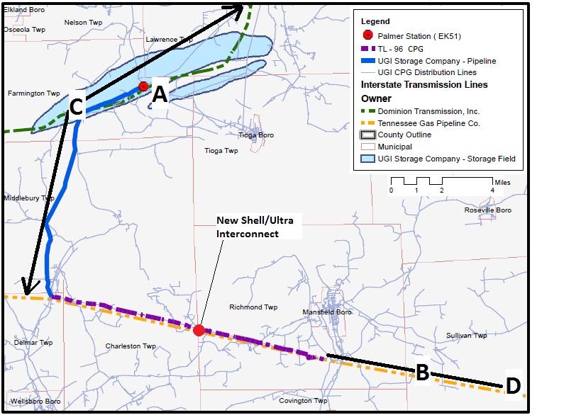 Midstream Storage Assets ~ 15 Bcf in North-Central PA Dominion Transmission Tennessee Pipeline Tioga : 11