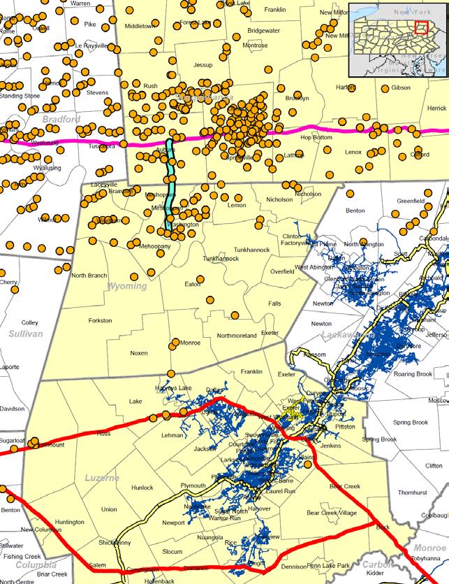 Pipelines and Gathering: Auburn I 9 miles of existing 12 pipeline Runs north to Tennessee Interstate Pipeline Capacity 120,000 Dth/day