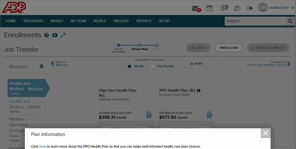 Customizing Plan Content Overview ADP Workforce Now provides you with a tool called the Plan Custom Content Editor to customize plan content for each benefit plan that you offer to be displayed in