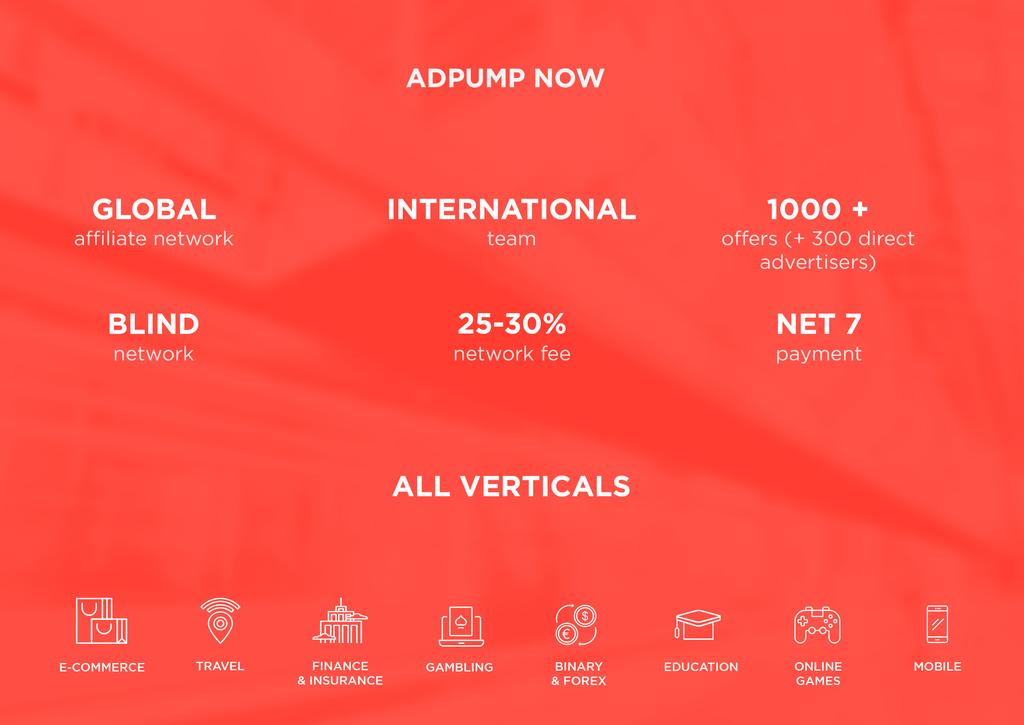 Current Product Ecosystem - Adpump.com CPA Network CPA network Adpump.
