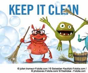 Cleaning Comes First 11 Sanitizing Begins With Cleaning Proper cleaning is the most critical step in a sanitation program Effective cleaning requires: Adequate water supply of