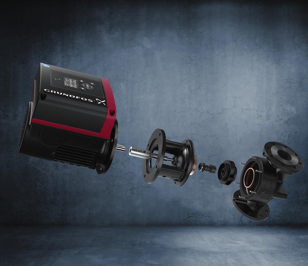GRUNDFOS IN-LINE PUMPS TP/TPE THE DETAILS Integrated frequency converter in TPE The integrated frequency converter in the TPE ensures easy commissioning,