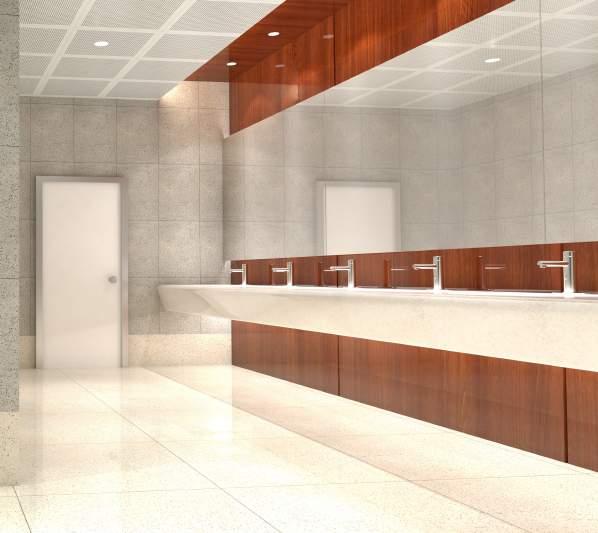 Commercial bathroom partitions are placed in harsh, high traffic environments that tend to be damp, making the materials susceptible to mold, mildew and rust.