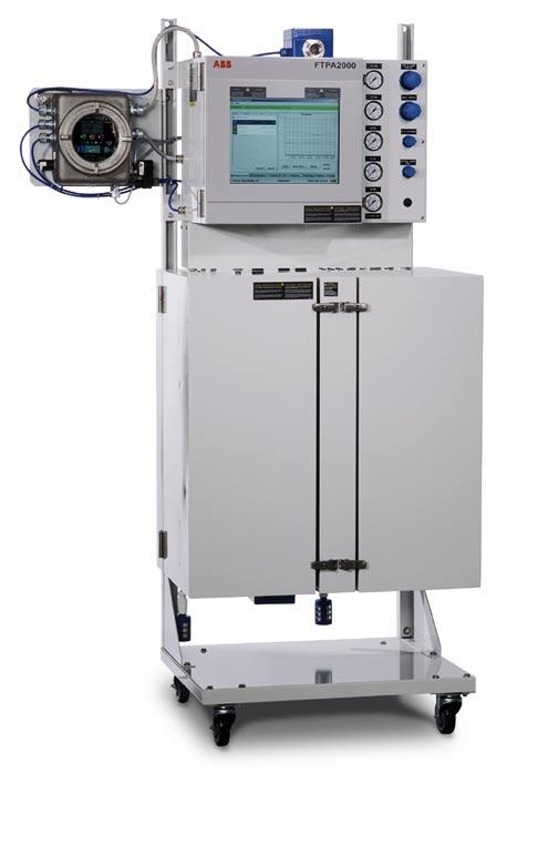 Extractive Analyser Sample System for Final Product Blending Application This spectrometer is housed in a rugged industrial enclosure with hazardous area certification.