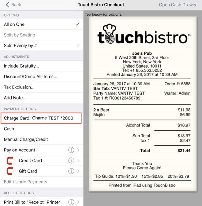 TouchBistro and Cayan use a token system for security. When you enable this feature note the limitations and possible higher merchant fees for these kinds of transactions.