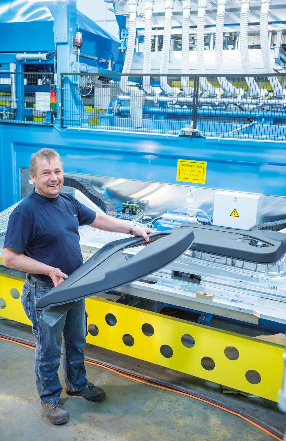 Inner Values The Automotive Industry uses machines from KIEFEL for the production of: Instrument