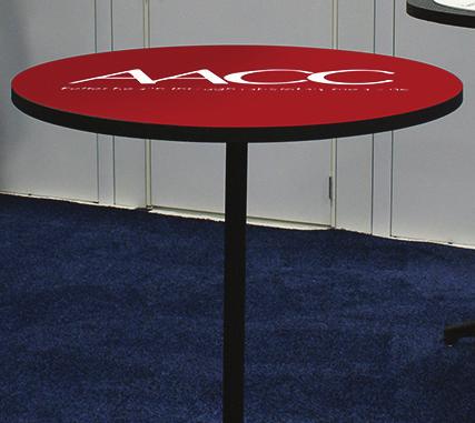 Exhibit Hall & Convention Center Opportunities Table Clings on High Boys in Exhibit Hall Charging Lounge $5,250 $12,000 for 10 Tables Located in key areas, each lounge contains