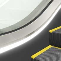 demarcation for both visual effect and passenger safety.
