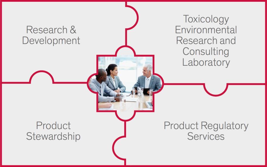Tiered Approach for Safety Assessment Exposure assessment Chemical identity and quantity of substances that enter food Global cross-functional team To ensure novel Dow products are compliant and safe