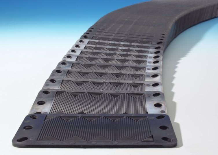 2 Injection Molded Composite Plates Challenges with Injection Molding: High melt viscosity requires high pressures High thermal conductivity of the material fast solidification Size of bipolar plates