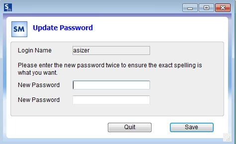 Note: An employee will be able to change their password at any time during login.