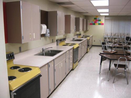 CLASSROOM MODERNIZATION Two additional cooking stations needed in the Foods