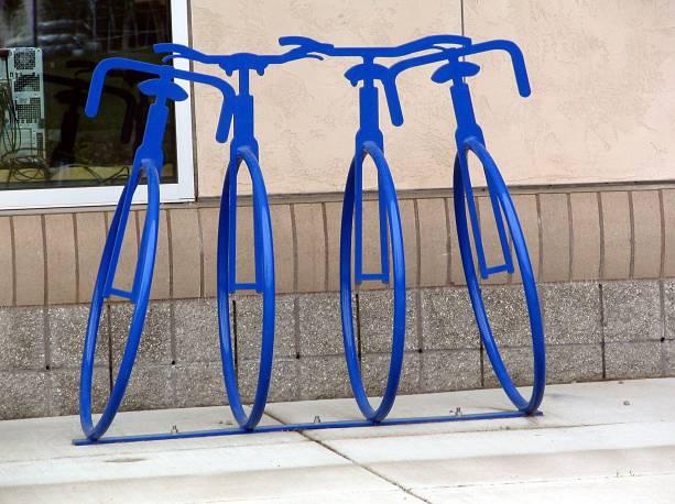 bicycle rack.