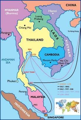 Thailand Maps Ports: BKK, LCH, SGZ, BMTP, TPT ICDs: LKR, STC, SCT, ECT,
