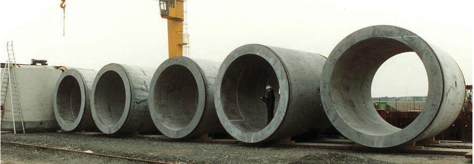 5 PIPE JACKING PIPES Steel cage used in concrete pipes Concrete pipes CLAY PIPES Vitrified Clay pipes for microtunnelling and pipe jacking are