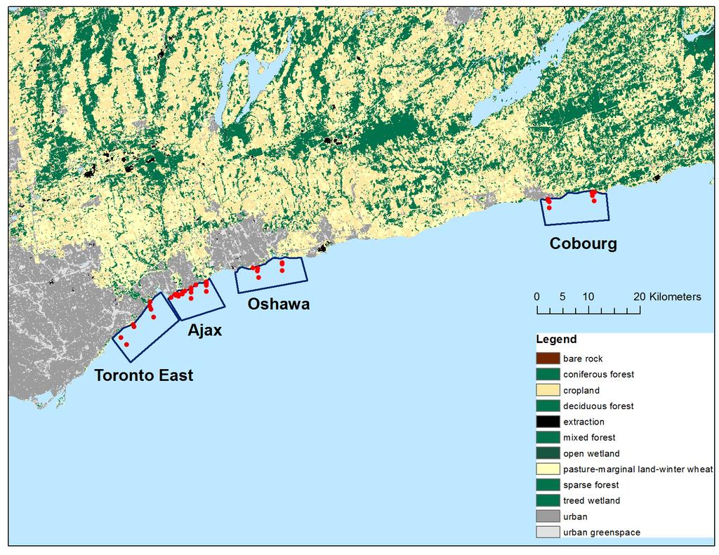 Lake Ontario Study Areas: Local, Regional and Within-Lake Contrasts Study Purpose: would controlling local to regional nutrient inputs to the
