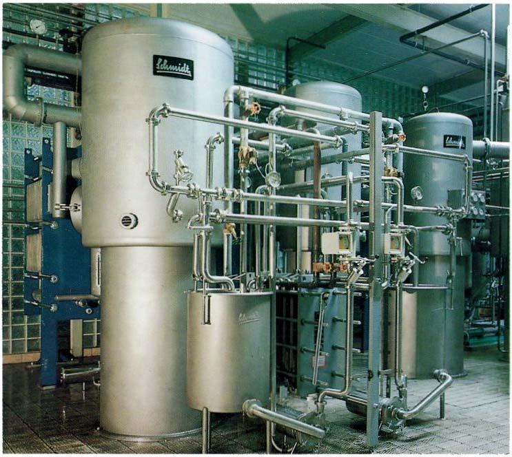 Another typical installation Concentration plant with SIGMASTAR evaporators for hydrolysed proteins Evaporation capacity