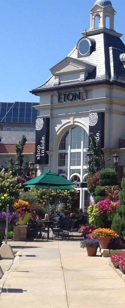 ABOUT ETON With its renowned boutiques, gorgeous grounds and proven shopper traffic in an upscale market, Eton Chagrin Boulevard provides an excellent opportunity for consumer promotions.