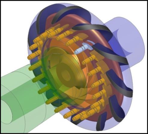 The aim of this investigation will be to analyse the development of the unsteady phenomena of a reversible-pump turbine operating in pump-mode load following control function.