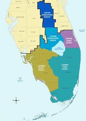 South Florida Water Management District In 2015, total water use in the South Florida Figure 11. SFWMD Districtwide Projected Demand 4.5 Water Management District (SFWMD), 4.