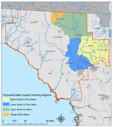 Suwannee River Water Management District In 2015, water use in the Suwannee Figure 15. SRWMD Districtwide Projected Demand River Water Management District 0.
