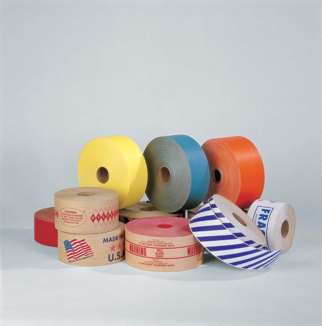 Water-Activated Tapes For more than 90 years, IPG s water-activated tape product line has focused on innovative and technologically sound product developments.