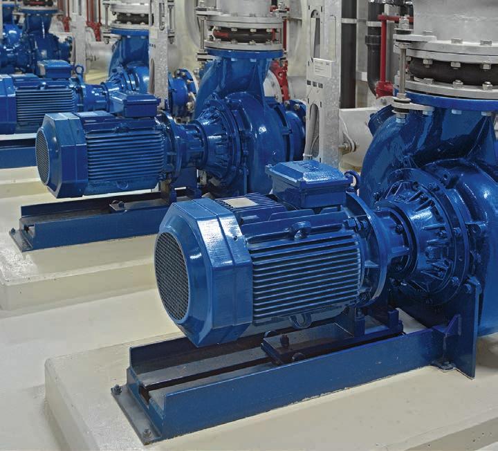 Bearing Frame Pumps: Horizontal and Vertical End Suction Pumps Hidrostal offers two distinct end suction pump designs. Both designs are suitable for horizontal or vertical mounting.