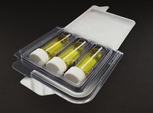 The multi-vial packs have the added advantage of incorporating separate casings to meet the regulatory requirement for separation of vials when packaged together.