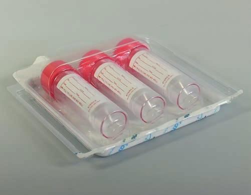 SpeciSafe for Screw Cap Microtubes or Serum Vials SpeciSafe secondary mailing packs suitable for