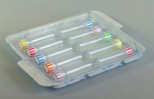 sample containers There is a single or triple tube option available.