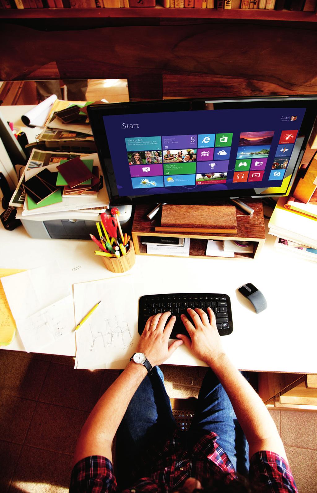 Windows 8 Ecosystem The Windows 8 Ecosystem provides a Modern IT Experience that embraces current consumerization trends but it also offers much more, delivering a robust platform and user experience