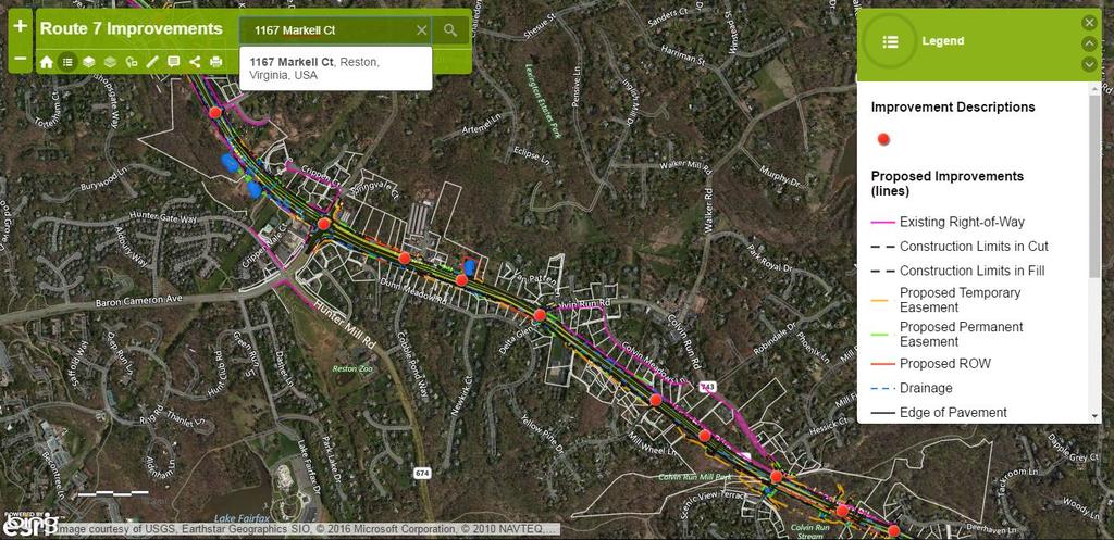 Interactive GIS Map App Pilot project for interactive map application accessed through project website Matches Public