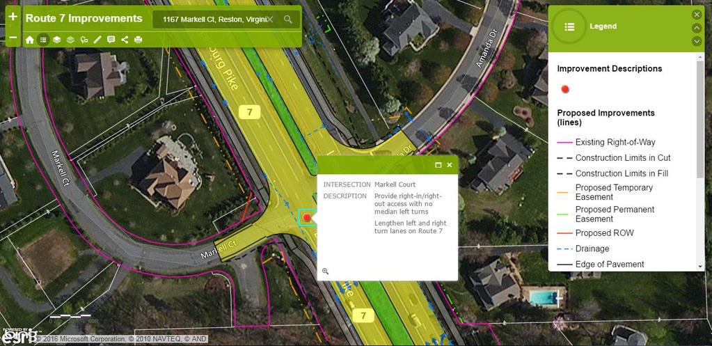 Interactive GIS Map App Address search auto zoom Improvement