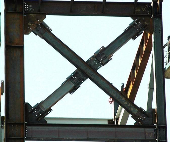 Concentric Braced Frames Bracing is concentric when the center lines of the bracing members
