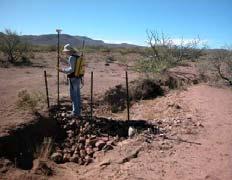 Conservation Research water control berms To quantify