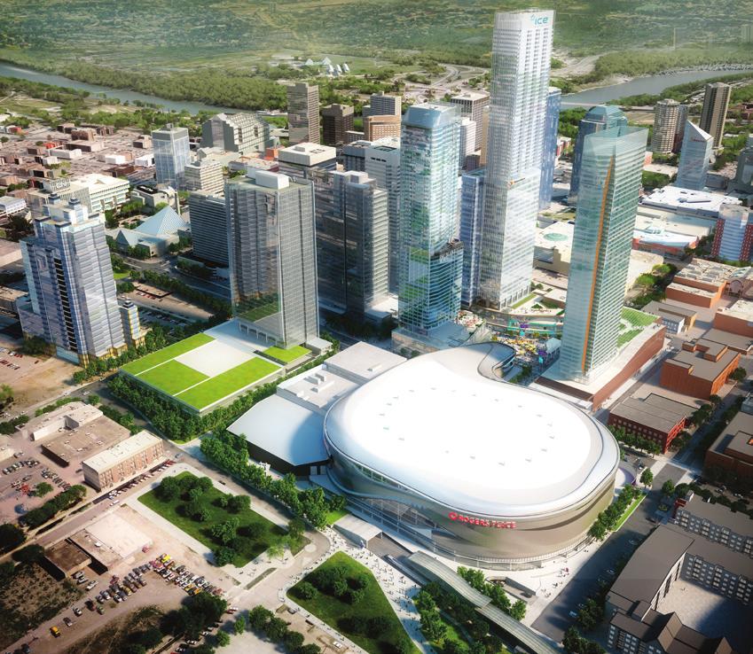 RETAIL ATTRACTIONS 16 CINEPLEX ULTRAAVX AND VIP CINEMAS 17 GROCERY 2020 18 RESIDENTIAL 1 BEYOND 19 FUTURE DEVELOPMENT ICE District is more than 25 acres in the heart of downtown Edmonton and will be