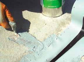 The area waterproofing was completed with the mineral based, crystallizing waterproofing slurry KÖSTER NB 1 Grey.