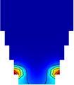 Combustion model Inert Evaporation H 2 O Example modelling results from bottom of a