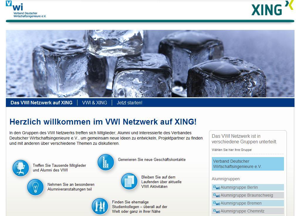 Xing Enterprise Groups Best Practice (Germany) http://vwi.xing.