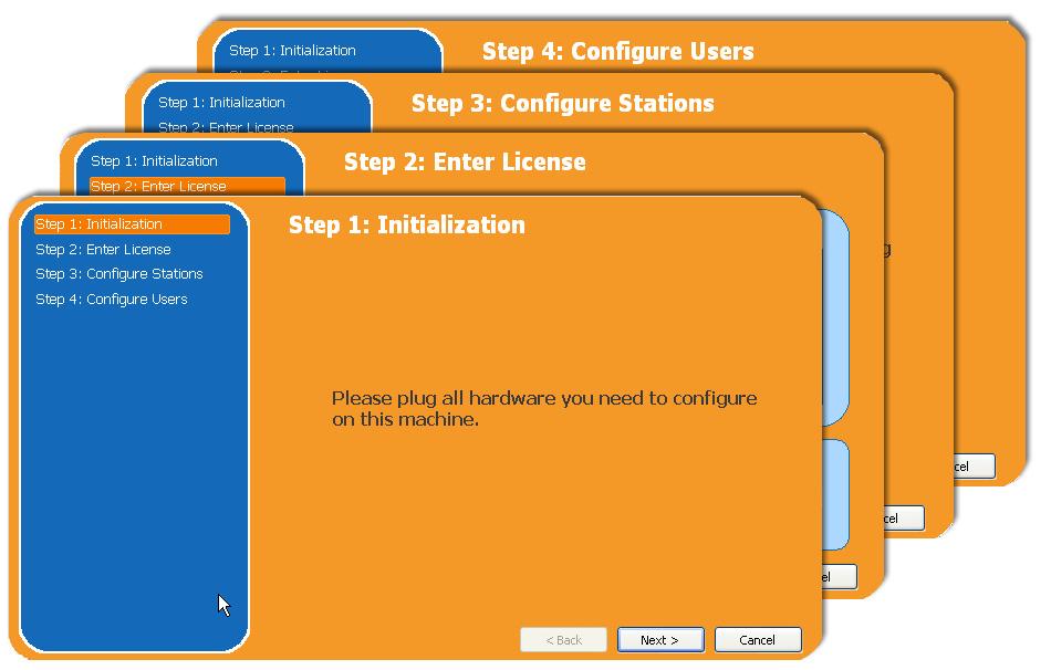 Installing & Configuring ECR Step 3: Configure the System using the System Wizard Once ECR Software in installed, the System Wizard in the ECR Configuration Tool is the primary interface for