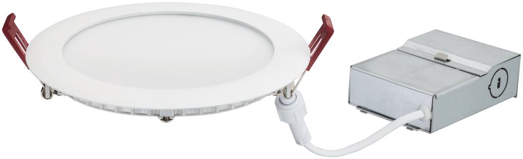 Catalog Number Notes FEATURES & SPECIFICATIONS INTENDED USE The " Wafer-Thin LED recessed downlight with remote driver box combines high quality light output and efficiency while eliminating the pot