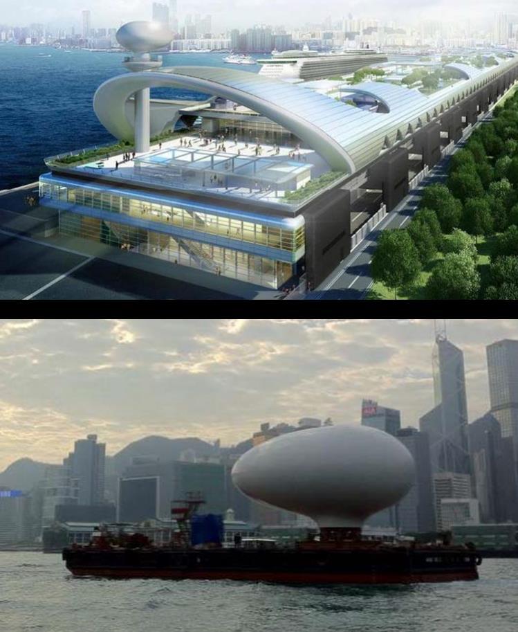 Design and Construction of GRP Radome at Kai Tak Cruise Terminal We found the team eager to embrace the challenges of this unusual project and the final outcome, recently installed on site, looks set
