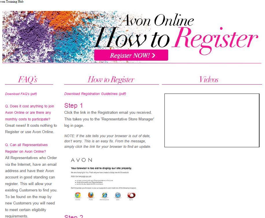 24 A detailed Registration Guidelines as well as