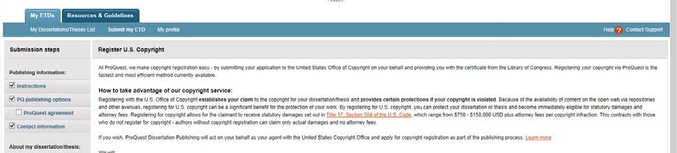 Register US Copyright you can choose not to