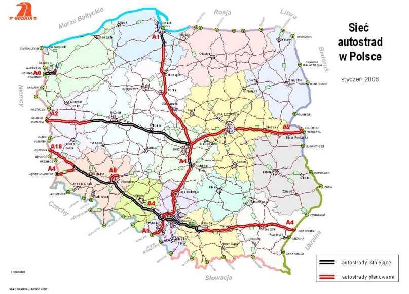 Transport infrastructure in Poland - motorways